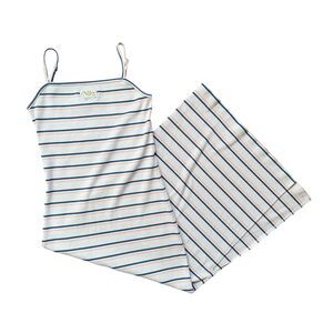 Nike Womens Maxi Dress with Slit Size S Blue/Pink/Navy Blue EUC